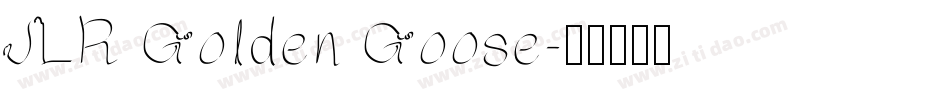 JLR Golden Goose字体转换